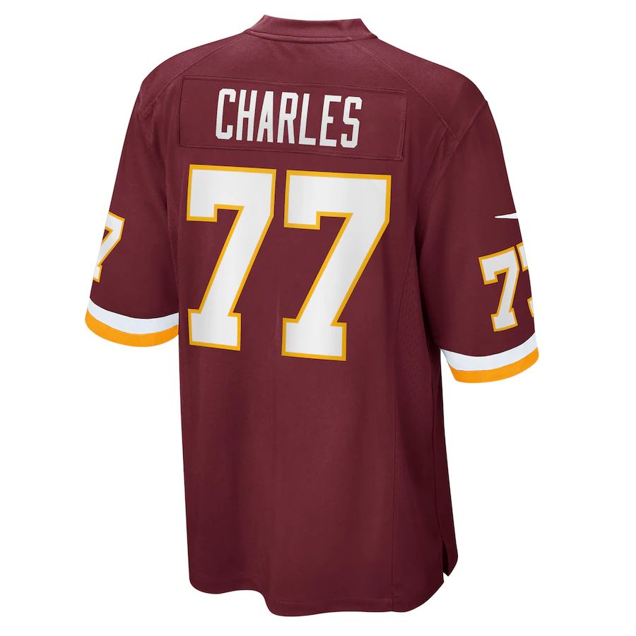 Custom #77 Burgundy Football Shirt Top