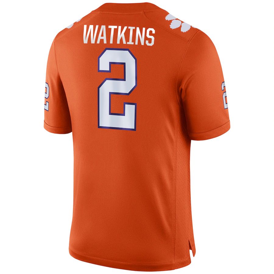 Custom #2 Orange College Shirt Top