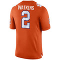 Custom #2 Orange College Shirt Top