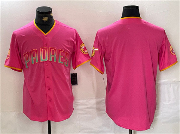 Custom Pink SD Baseball Shirt Top