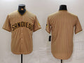 Custom Tan SD Baseball Shirt Top