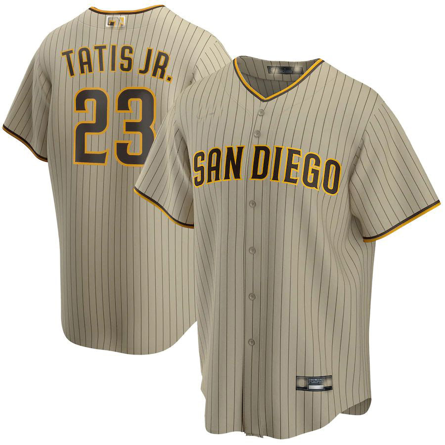 Custom #23 Brown SD Baseball Shirt Top