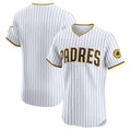 Custom White SD Baseball Shirt Top
