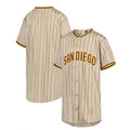 Custom Brown SD Baseball Shirt Top
