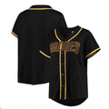 Custom Black SD Baseball Shirt Top