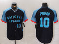 Custom #10 Navy 2024 All Star SD Baseball Shirt Top