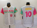 Custom #10 White 2023 City Connect SD Baseball Shirt Top