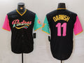 Custom #11 Black SD Baseball Shirt Top