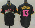 Custom #13 Black SD Baseball Shirt Top