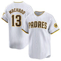 Custom #13 White SD Baseball Shirt Top
