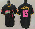 Custom #13 Black SD Baseball Shirt Top