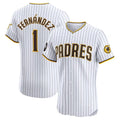 Custom #1 White SD Baseball Shirt Top