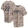 Custom #22 SD Baseball Shirt Top