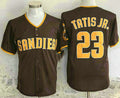 Custom #23 Brown SD Baseball Shirt Top