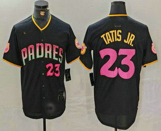 Custom #23 Black SD Baseball Shirt Top