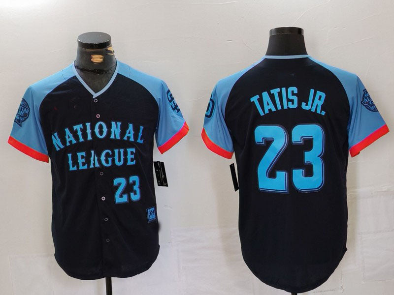 Custom #23 Navy 2024 All Star SD Baseball Shirt Top