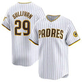 Custom #29 White 2024 SD Baseball Shirt Top