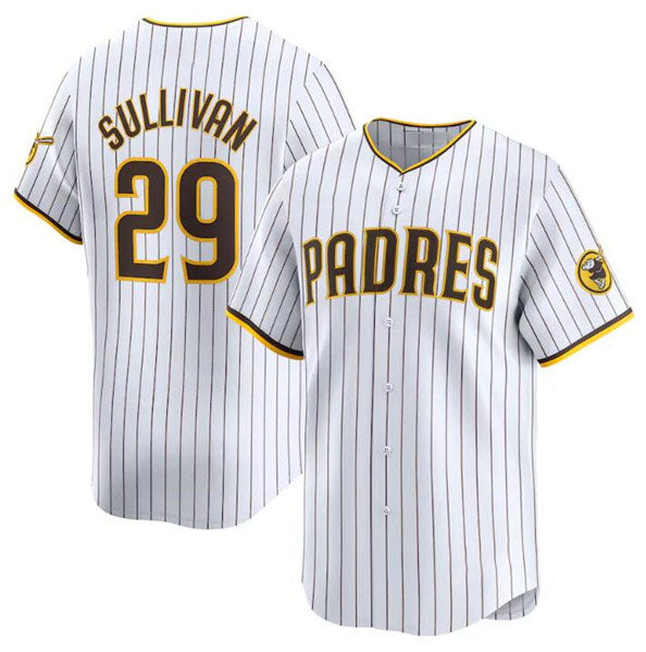 Custom #29 White 2024 SD Baseball Shirt Top