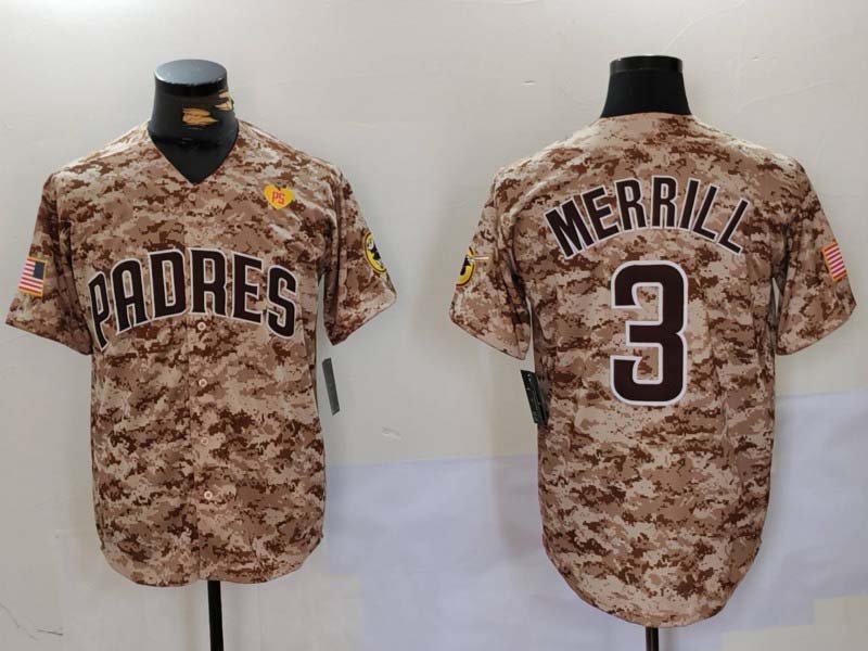 Custom #3 SD Baseball Shirt Top