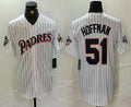Custom #51 White SD Baseball Shirt Top