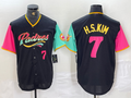 Custom #7 Black 2023 City Connect SD Baseball Shirt Top