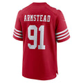 Custom #91 Scarlet SF Football Shirt Top