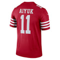 Custom #11 Scarlet SF Football Shirt Top