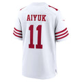 Custom #11 White SF Football Shirt Top