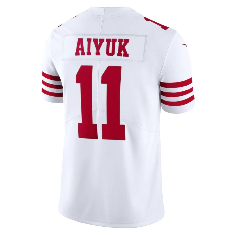 Custom #11 White SF Football Shirt Top