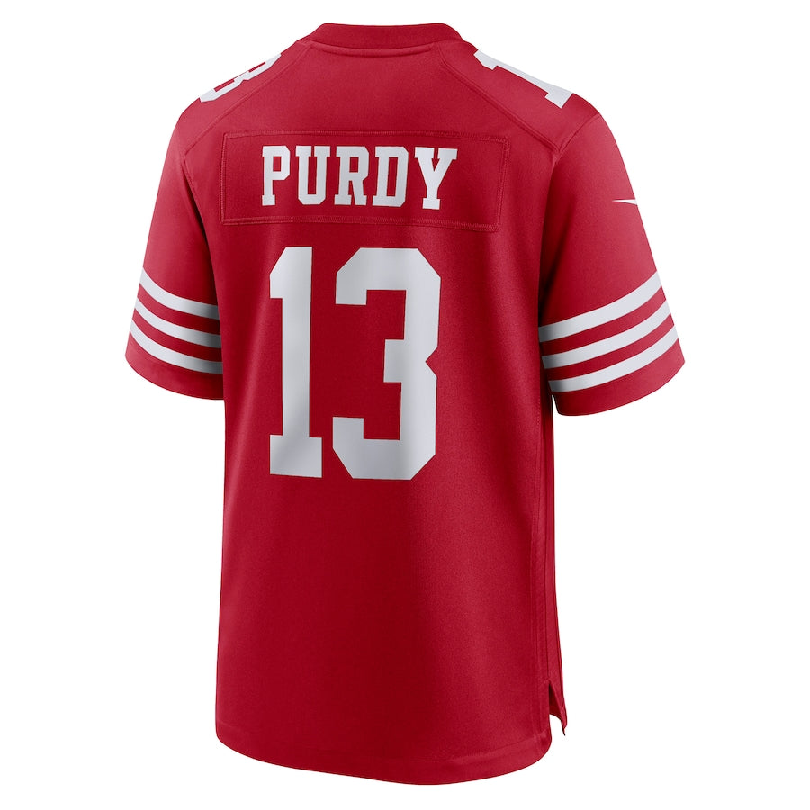 Custom #13 Scarlet SF Football Shirt Top