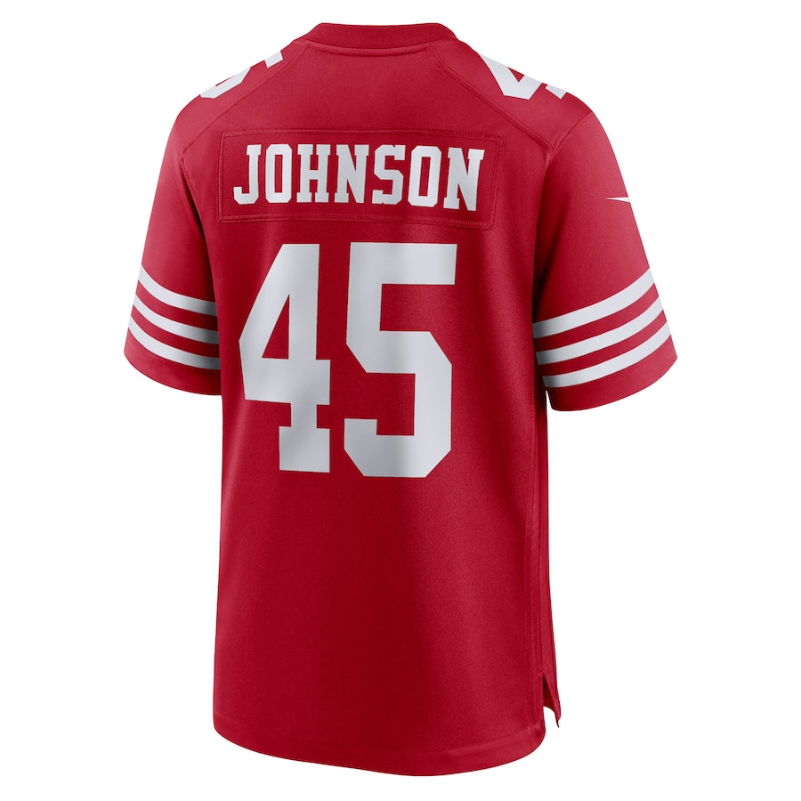 Custom #45 Scarlet SF Football Shirt Top