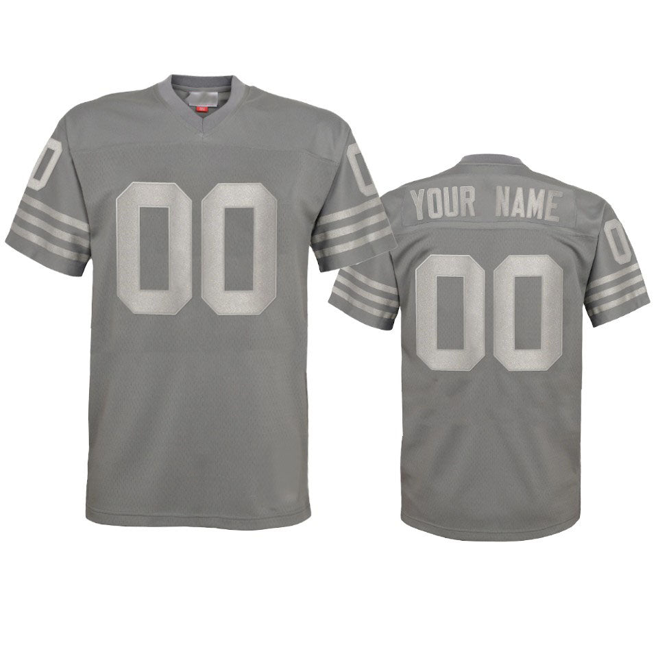 Custom Grey SF Football Shirt Top