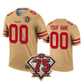 Custom Gold SF Football Shirt Top