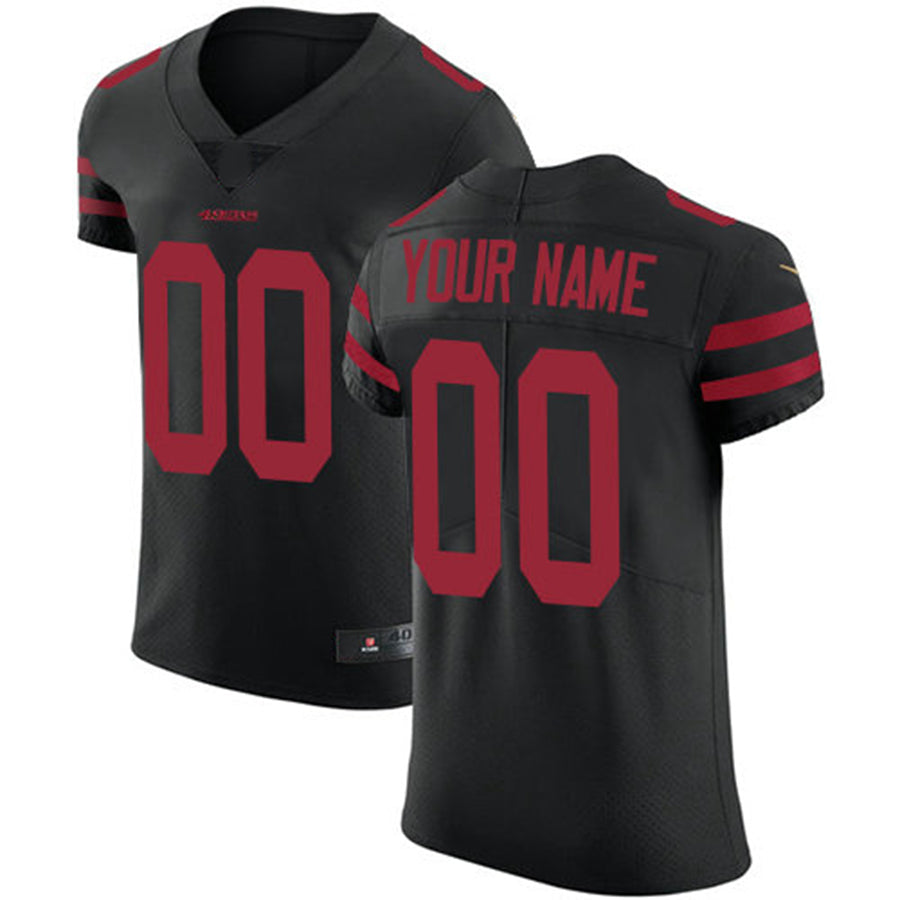 Custom Black SF Football Shirt Top