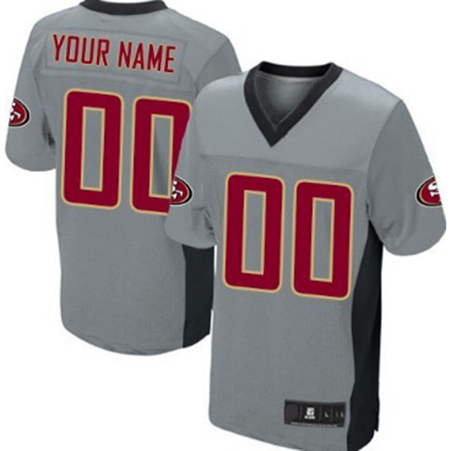 Custom Gray SF Football Shirt Top