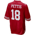 Custom #18 Scarlet SF Football Shirt Top