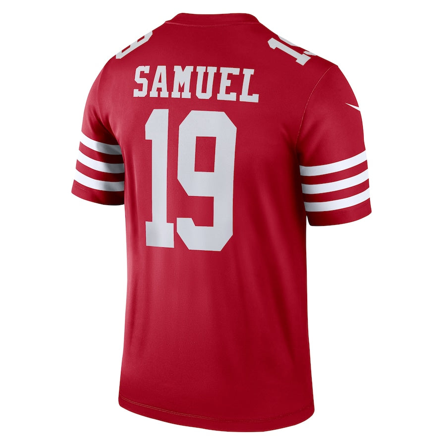 Custom #19 Scarlet SF Football Shirt Top