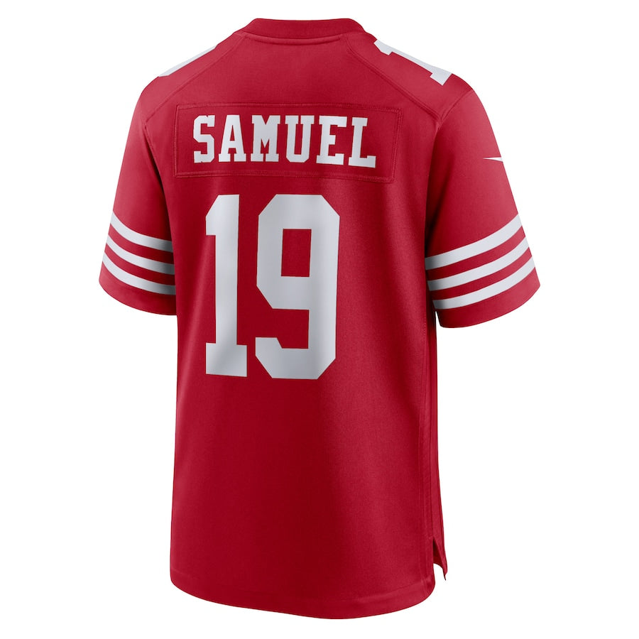 Custom #19 Scarlet SF Football Shirt Top