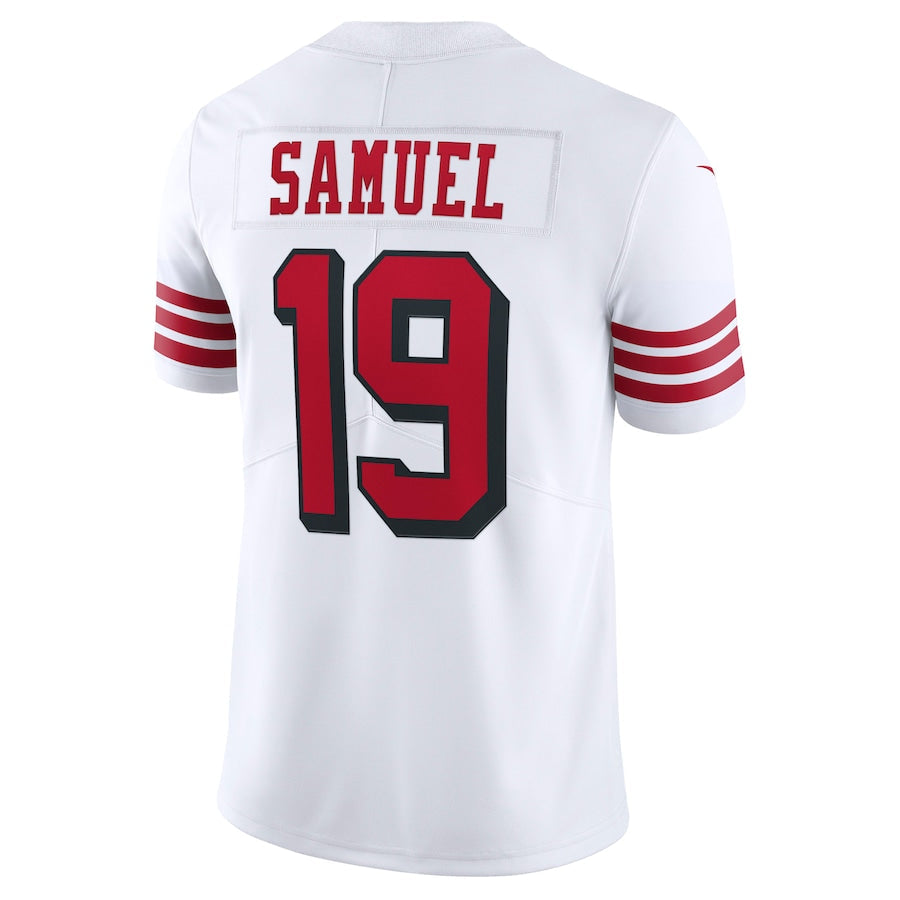 Custom #19 White SF Football Shirt Top