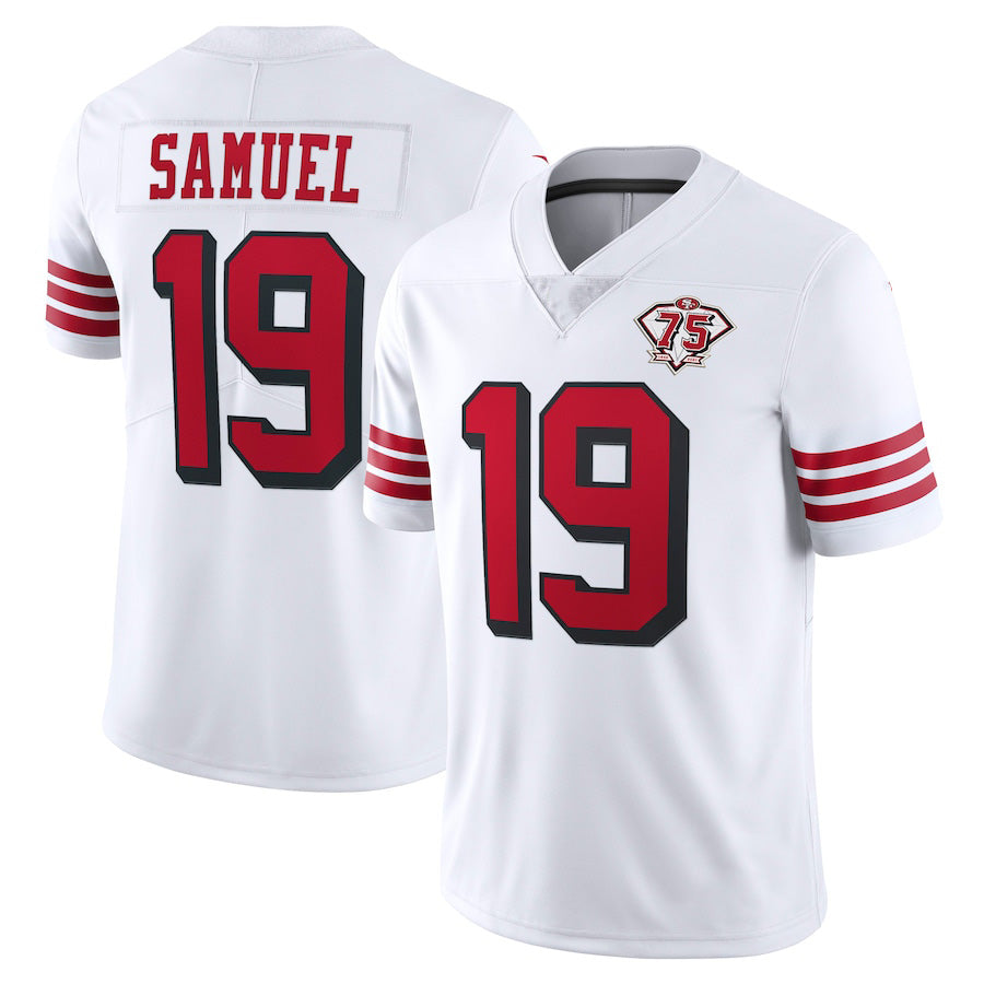 Custom #19 Red SF Football Shirt Top