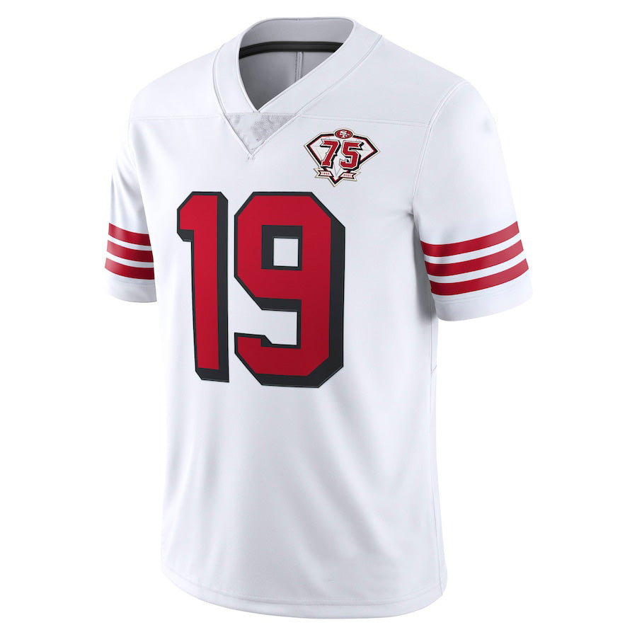 Custom #19 Red SF Football Shirt Top