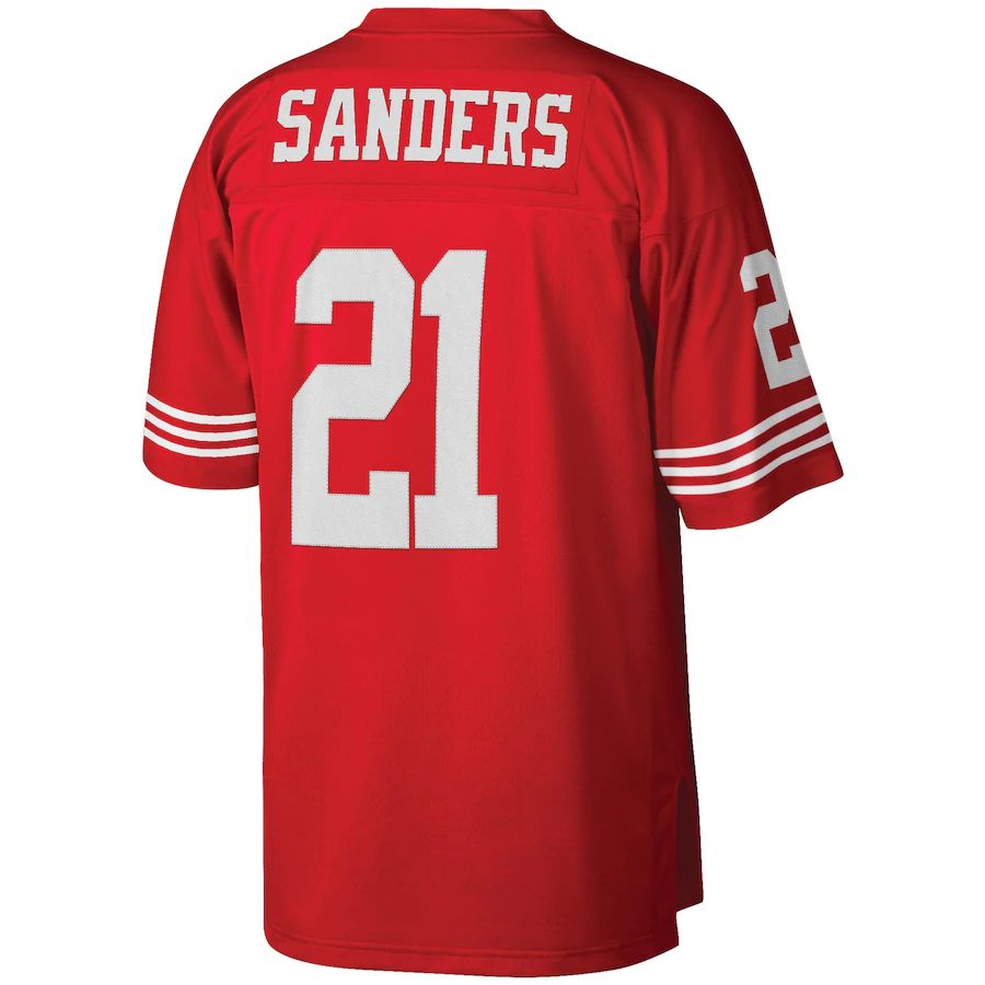 Custom #21 Scarlet SF Football Shirt Top