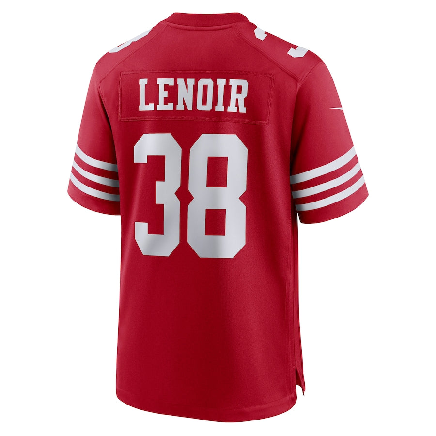 Custom #38 Scarlet SF Football Shirt Top