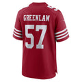 Custom #57 Scarlet SF Football Shirt Top