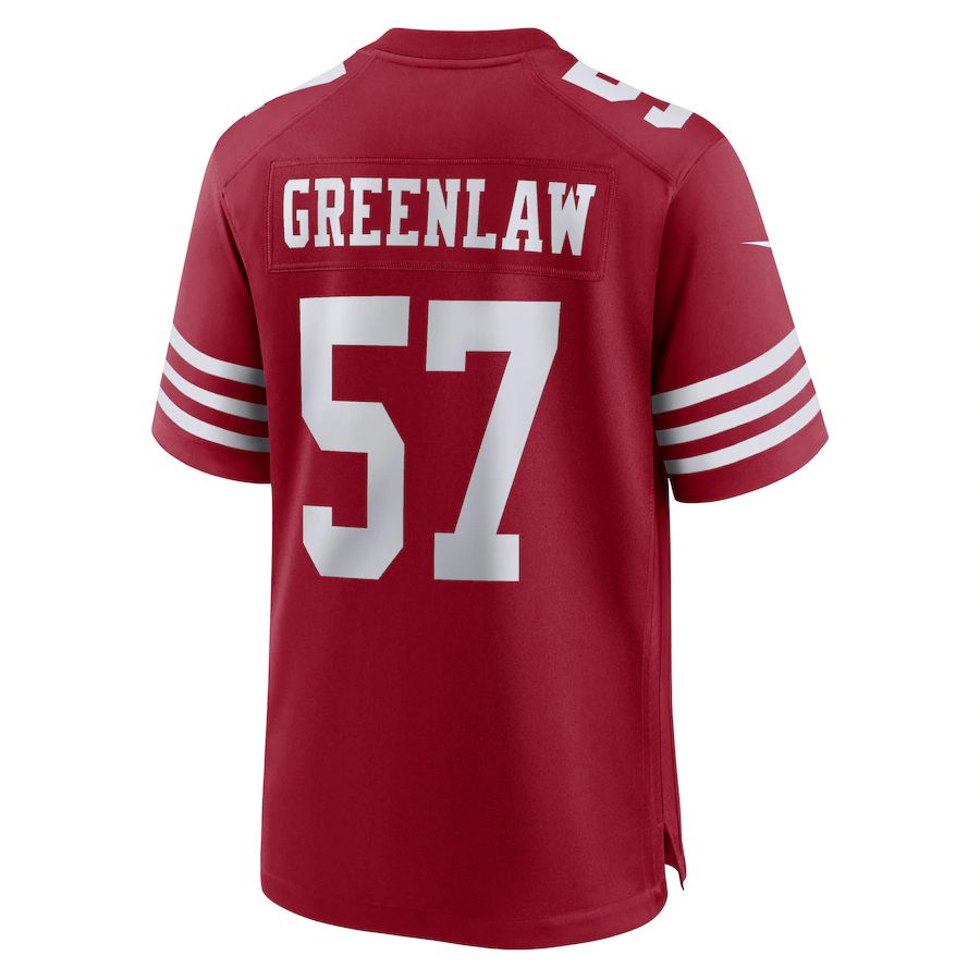 Custom #57 Scarlet SF Football Shirt Top