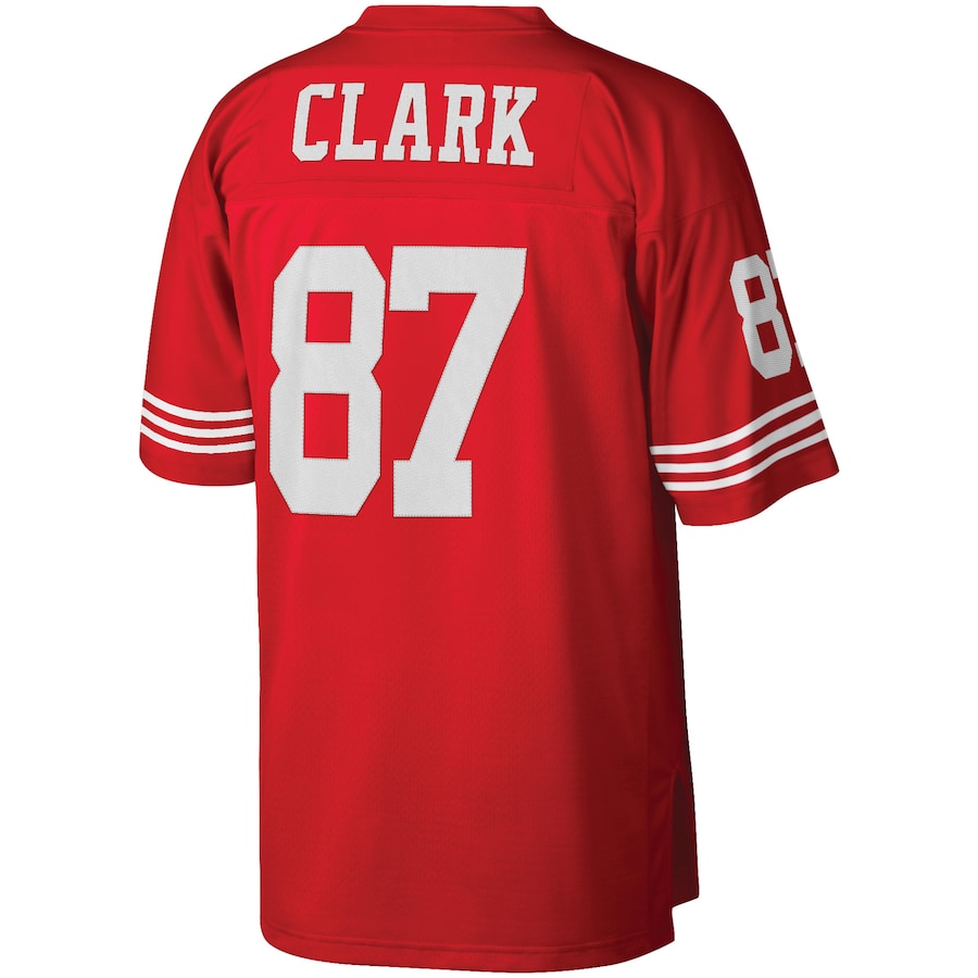 Custom #87 Scarlet SF Football Shirt Top