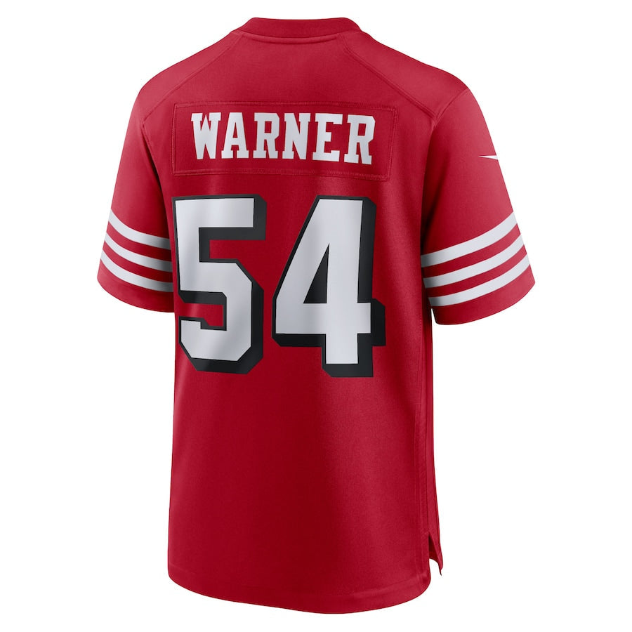 Custom #54 Scarlet SF Football Shirt Top