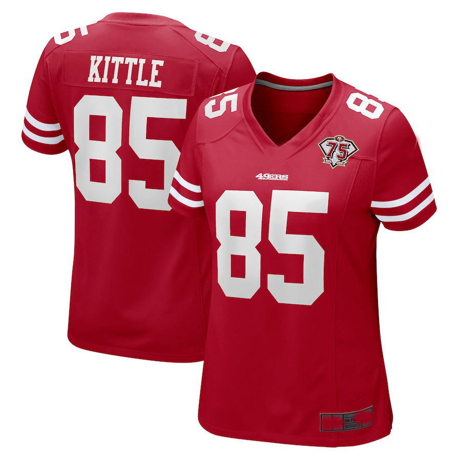 Custom #85 Scarlet SF Football Shirt Top