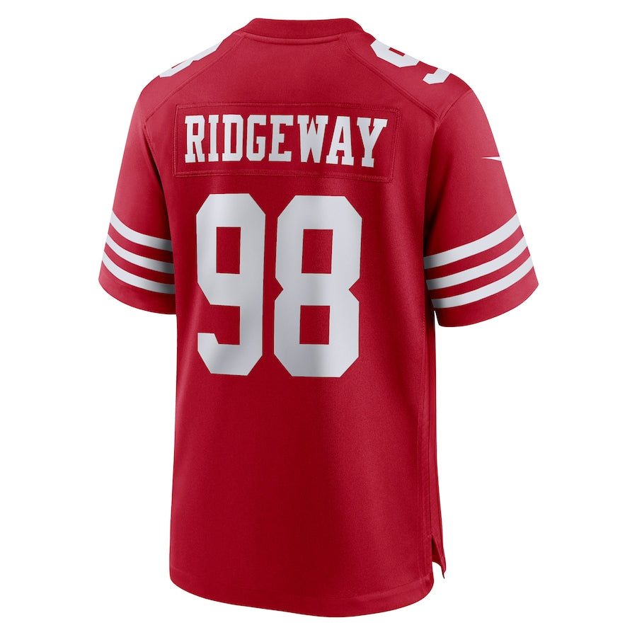Custom #98 Scarlet SF Football Shirt Top