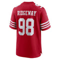 Custom #98 Scarlet SF Football Shirt Top
